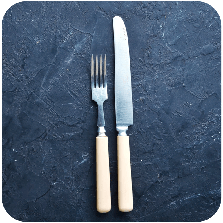 Old cutlery on a black background. Top view. Free space for your text.; Shutterstock ID 1453094705; Purchase Order: 18024947; Client/Licensee: Siri Vonessen